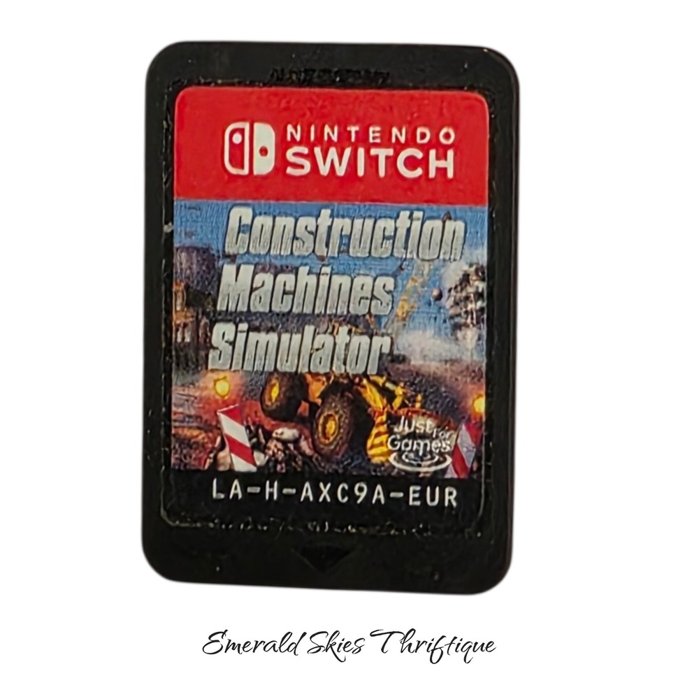 Construction Machines Simulator Nintendo Switch PAL Cartridge Only free ship
